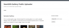 NextGEN Public Uploader screenshot 1