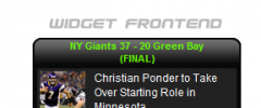 NFL Fantasy News Widget screenshot 1