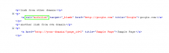 Nofollow for external link screenshot 1