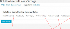 Nofollow Internal Links screenshot 1