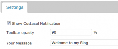 Notification Toolbar screenshot 2