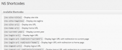 NS Shortcodes screenshot 1