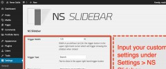 NS Slidebar - Sliding Panel Sidebar screenshot 1