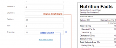 Nutrition Facts Vitamins screenshot 6