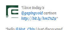 OAuth twitter sidebar widget screenshot 2