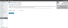 OCWS Admin Bar Greeting screenshot 1
