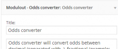 Oddsconverter screenshot 1