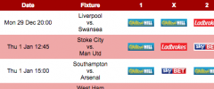 Odds Widget screenshot 2