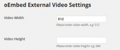 oEmbed External Video screenshot 4