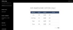 Offer Calc screenshot 1