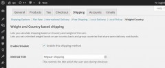Weight/Country Shipping for WooCommerce screenshot 1