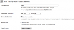 On The Fly YouTube Embeds screenshot 1