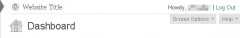 WP One Click Logout Barless screenshot 1
