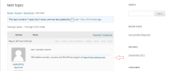 Orbisius bbPress Signature screenshot 1