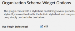 Organization Schema Widget screenshot 2