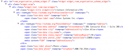 Organization Schema Widget screenshot 3
