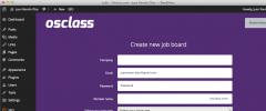 Osclass job board screenshot 1