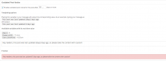 Outdated Post Notice screenshot 2