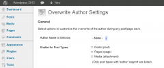 Overwrite Author Name screenshot 1