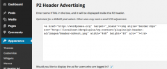 P2 Header Ad screenshot 2