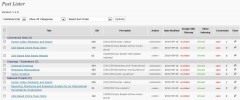 Page and Post Lister screenshot 1