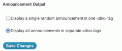 Page Announcements screenshot 2