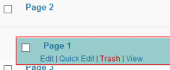 Page Management screenshot 1