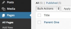 Page Management Dropdown screenshot 1
