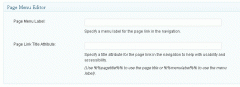 Page Menu Editor screenshot 1