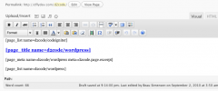 Page Shortcodes Plugin screenshot 1