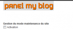 Panel My Blog screenshot 3