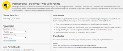 PashtoFonts screenshot 1
