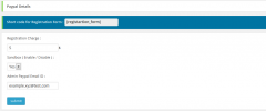 Paypal Frontend Registration screenshot 2