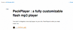 PeckPlayer screenshot 2