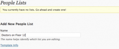 People Lists screenshot 2