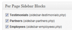Per Page Sidebar Blocks screenshot 1