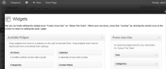 Per Page Widgets screenshot 3