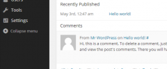 Personal Admin Footer screenshot 1