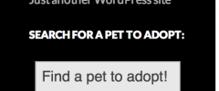 Pet Adoption Search Widget screenshot 1