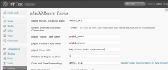 phpbb_recent_topics screenshot 1
