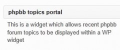 phpBB Topics Portal screenshot 1