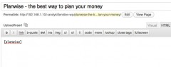 Planwise screenshot 2