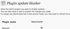 Plugin updates blocker screenshot 1
