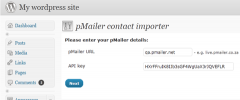 pMailer Importer screenshot 1