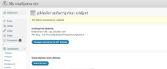 pMailer Subscription Widget screenshot 2