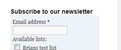 pMailer Subscription Widget screenshot 5