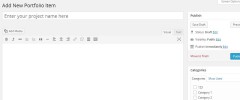 Portfolio and Testimonial manager screenshot 1