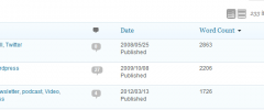Post Admin Word Count screenshot 1