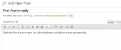 Post Anonymously screenshot 1