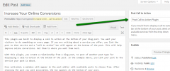 Post Call to Action screenshot 2